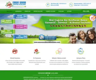 Menemenbocekilaclama.com(Böcek ilaçlama) Screenshot