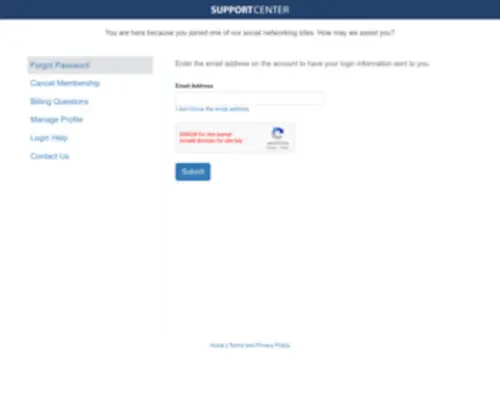 Menethelp.com(Customer Support) Screenshot