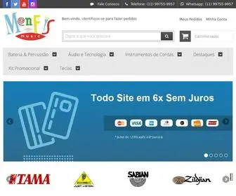 Menfismusic.com.br(Menfis Music) Screenshot