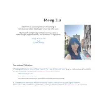 Meng-LIU.com(Meng LIU) Screenshot