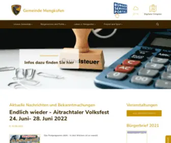 Mengkofen.de(Gemeinde Mengkofen) Screenshot