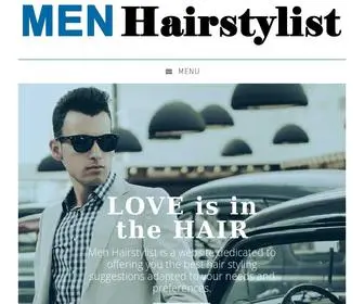 Menhairstylist.com(Men Hairstylist) Screenshot