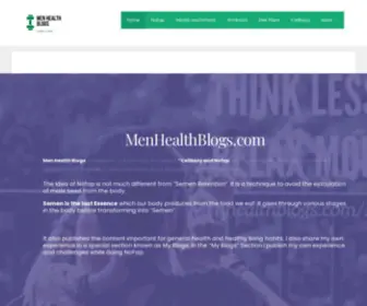 Menhealthblogs.com(Men Health Blogs) Screenshot