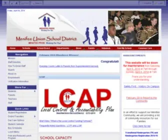 Menifeeusd.org(Menifee Union School District) Screenshot