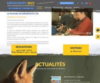 Menigoute-Festival.org(29e Festival International du Film Ornithologique 29octobre au 3 novembre 2013) Screenshot