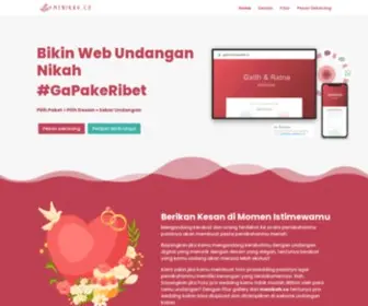 Menikah.co(Website dan Undangan Pernikahan Digital) Screenshot