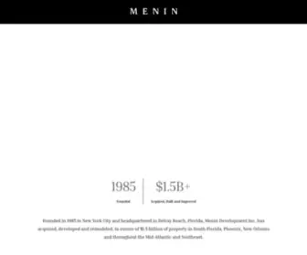 Menin.com(Menin Development) Screenshot