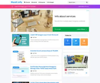 Menitinfo.com(Menit info) Screenshot