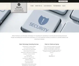 Menlotechnical.com(Menlo Technical Consulting) Screenshot