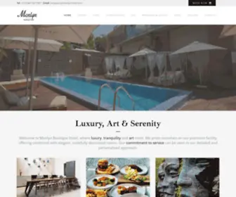 Menlynhotel.com(Menlyn Boutique Hotel) Screenshot