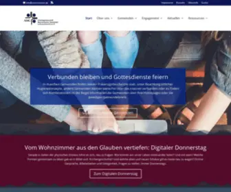 Mennoniten.de(Willkommen bei der Arbeitsgemeinschaft Mennonitischer Gemeinden in Deutschland) Screenshot