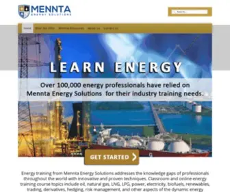 Mennta.com(Mennta energy solutions) Screenshot