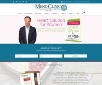 Menoclinic.com(Meno Clinic Meno Clinic) Screenshot