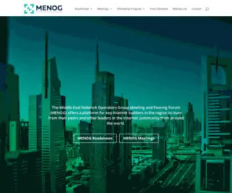 Menog.org(The Middle East Network Operators Group) Screenshot