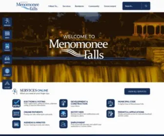 Menomonee-Falls.org(Menomonee Falls) Screenshot