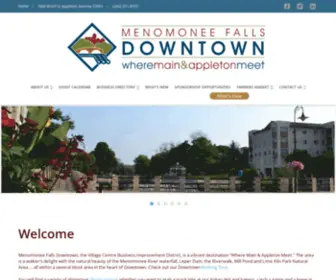 Menomoneefallsdowntown.org(Menomoneefallsdowntown) Screenshot