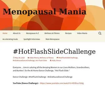 Menopausalmania.com(Menopausal Mania) Screenshot