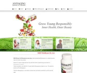 Menopauseguide.com(Natural Menopause Treatment) Screenshot