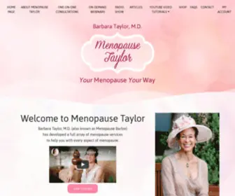 Menopausetaylor.me(Menopause Taylor) Screenshot