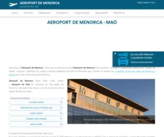 Menorca-Airport.com(Maó (MAH)) Screenshot