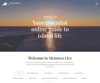 Menorca-Live.com(Menorca Live Blog) Screenshot