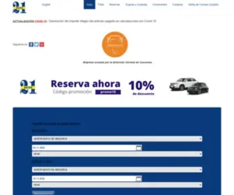 Menorcaautos21.com(Alquiler coche Menorca) Screenshot