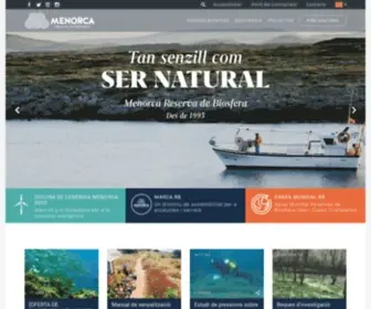 Menorcabiosfera.org(Consell Insular de Menorca) Screenshot