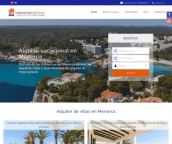 Menorcahabitat.com(Menorca Habitat) Screenshot