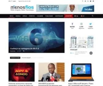 Menosfios.com(Angola) Screenshot