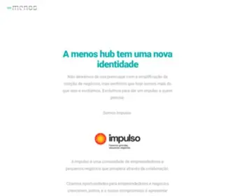 Menoshub.com(Simplificamos a criação de micronegócios é possível lançar uma ideia para o mercado e testá) Screenshot