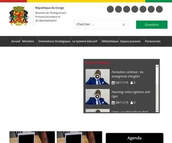 Menpsa.org(République du Congo) Screenshot