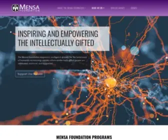 Mensafoundation.org(The Mensa Education & Research Foundation) Screenshot