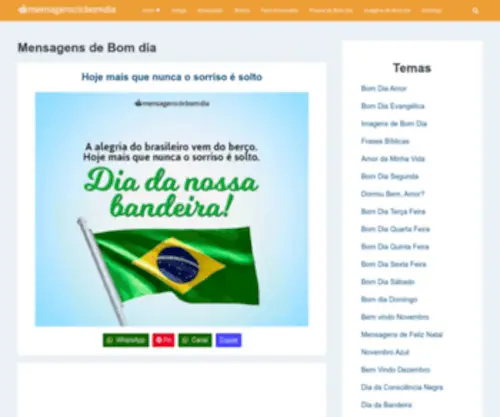 Mensagensdebomdia.com.br(Mensagens de Bom dia) Screenshot