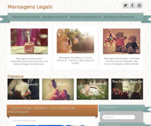 Mensagenslegais.com(Mensagens Legais) Screenshot