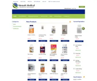 MensahmedicalStore.com(Mensah Medical Store) Screenshot