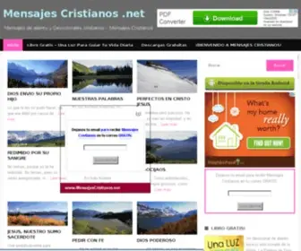 Mensajescristianos.net(Mensajes de Aliento y Devocionales Cristianos) Screenshot