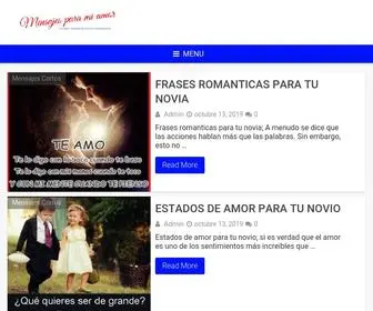 Mensajesparamiamor.com(Los mas lindos mensajes de amor) Screenshot