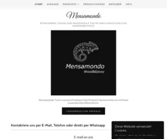 Mensamondo.de(Epoxidharz Tische aus Nordrhein Westfalen) Screenshot