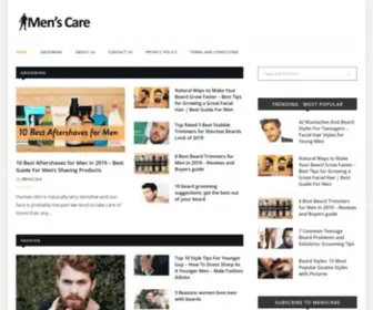 Menscares.com(Men's Care) Screenshot