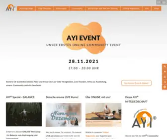 Menschennahrung.de(The International Ashtanga Yoga Information Page) Screenshot