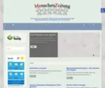 Menschenzeitung.de Screenshot