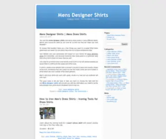 Mensdesignershirts.com(Mens Designer Shirts) Screenshot