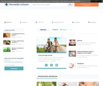 Menselijk-Lichaam.com(Menselijk Lichaam) Screenshot
