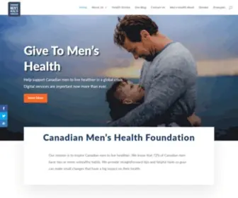 Menshealthfoundation.ca(Canadian Men's Health Foundation) Screenshot