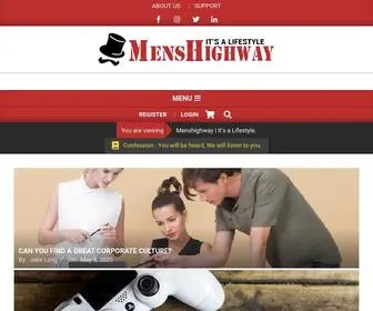 Menshighway.com(It's a Lifestyle) Screenshot