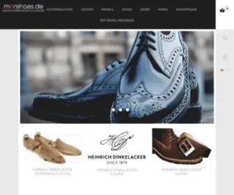 Menshoes.de(Exklusive Herrenschuhe & Accessoires) Screenshot