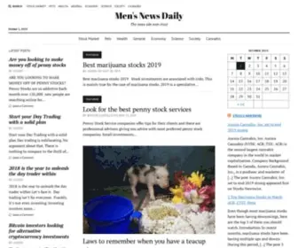 Mensnewsdaily.com(The news site men trust) Screenshot