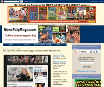 Menspulpmags.com(A website focused on vintage men's adventure magazines (MAMs)) Screenshot