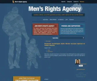 Mensrights.com.au(Men's Rights Agency) Screenshot