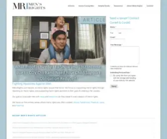 Mensrights.com(Men&#039;s RightsMen&#039;s Rights) Screenshot